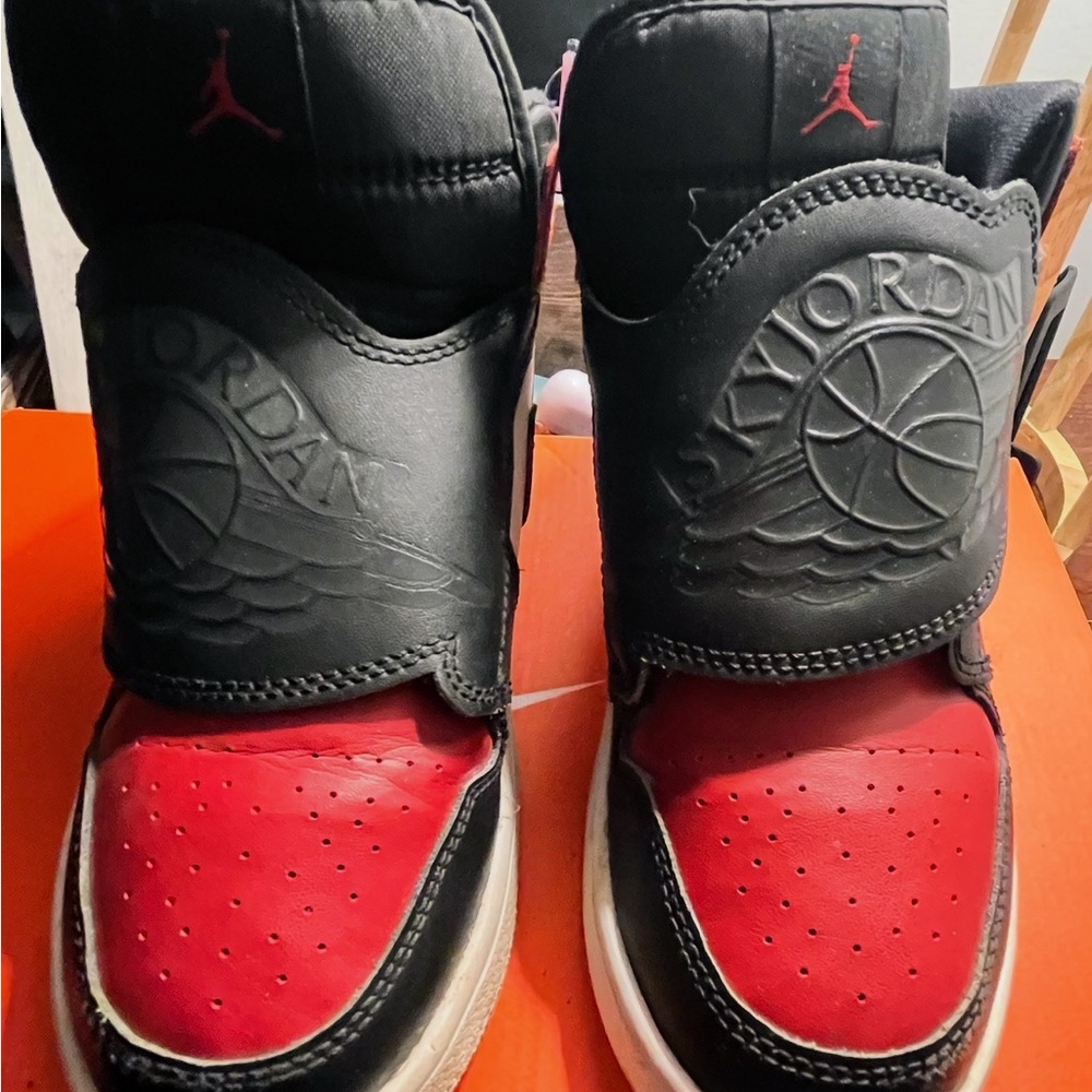 Jordan Kids Sneakers Black and Red